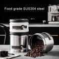 thumbnail image 4 of Pebbuoy Stainless Steel Vacuum Storage Tank for Tea Leaves Moisture Proof & Dust-Proof Coffee Bean Container 750/1100ml Capacity Sealed Food Jar for Grain Nut Snack Candy Kitchen Organizer, 4 of 7