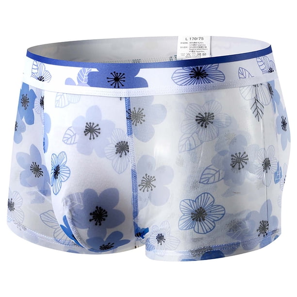 Calzoncillos bóxer de fondo para hombre Calzoncillos bóxer con estampado de seda helada Fridja nalpqowj45604