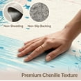 thumbnail image 6 of ODIKA 4'x6' Washable Area Rug Non-Slip, Chair-Friendly, Flatwoven Mermaid Gradient Fish Ombre Scale Starfish Seashell for Home Office, Under Desk, 6 of 7
