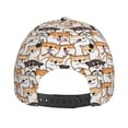 thumbnail image 3 of Kdxio Unisex Shiba Inu Dog Pattern Baseball Cap Unisex Washed Classic Adjustable Hat, 3 of 5