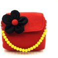 thumbnail image 1 of Aligle Little Girl Beauty Set Bolso de mano de flores de peluche + 2 pinzas para el cabello + collar pulsera (rosa) Adepaton HMHZ881-4, 1 of 7