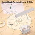 thumbnail image 4 of Lámpara De Escritorio LED De Estudio Regulable Continua 3 Colores Control Táctil Cuello De Cisne Flexible Luz De Lectura LED Recargable Por USB Con Soporte Para Bolígrafo, 4 of 7