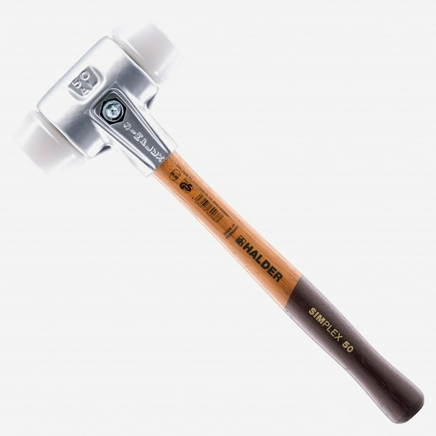 Halder Simplex Mallet with Superplastic Inserts and Lightweight