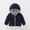 Navy, variant on Krdevn Toddler Boys Girls Windproof Hooded Coat Patchwork Jacket Warm Outerwear,4-5 Years