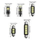 thumbnail image 3 of 17Pcs LED SMD Bulb 6000K Durable White Light for Car Interior Plate Light Automobile Accessory Easy Installation, 3 of 4