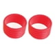 thumbnail image 1 of Paquete de 2 anillos de fijación para agarre de raqueta de tenis de 2,5 cm con extremos sellados de envoltura de bucle rojo, 1 of 9