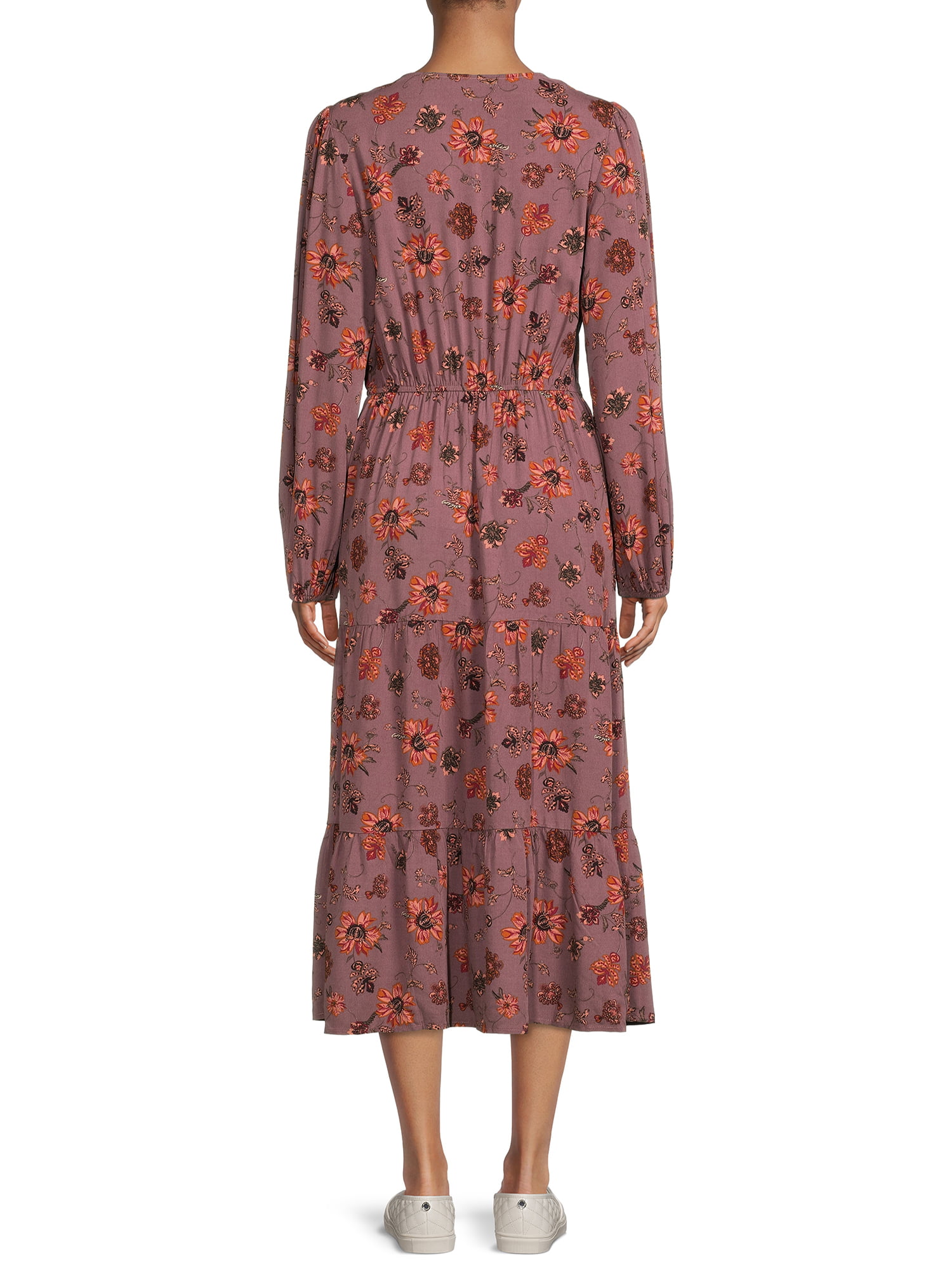 flyde Alvorlig Modregning LA Threads Womens Lace Inset Tiered Maxi Dress - Walmart.com