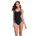 thumbnail image 4 of One Piece Bathing Suit for Women Athletic Training Swimsuit Womens Tummy Control Swimwear, 4 of 8