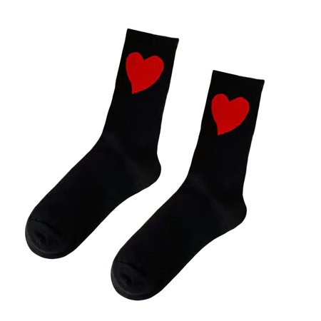 

WZF Mid Tube Socks 1 Pair Keep Warm Elastic Trendy Anti-shrink Winter Socks