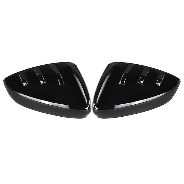 Cubiertas de espejo retrovisor negro brillante para coche compatibles con Mazda 3 Axela 20-21