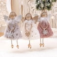 thumbnail image 3 of Christmas Angel Plush Doll Pendant Xmas Tree Hanging Decoration Party Ornaments~, 3 of 5