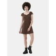 thumbnail image 2 of No Boundaries Rib Knit Mini Dress, Women’s, 2 of 5