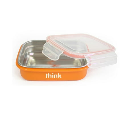 Thinkbaby BPA Free Bento Box, Orange (Best Bento Box For Toddlers)