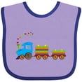 thumbnail image 3 of Inktastic Colorful Toy Train Boys or Girls Baby Bib, 3 of 4