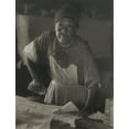 thumbnail image 2 of African American Woman Ironing History (24 x 36), 2 of 2