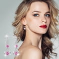 thumbnail image 2 of Daolelai Rhinestone Earrings, 2 of 9