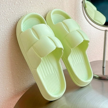 

Feiboyy Cloud Slides For Women And Men Shower Slippers Bathroom Sandals Extremely Comfy Cushioned Thick Sole Slippers Beach Shoes-40-41