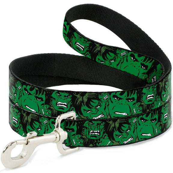 Marvel Comics Pet Leash, Dog Leash, The Hulk Stacked, 6 Feet Long 1.0 Inch Wide