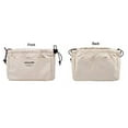 thumbnail image 4 of Vercord Canvas Handbag Organizers, Sturdy Purse Insert Organizer Bag in Bag, 10 Pockets Beige Small, 4 of 5