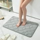 thumbnail image 1 of Esterilla absorbente para el baño antideslizante | Alfombra de entrada interior de secado rápido con esponja 40x60cm | Tapete impermeable lavable para puertas | Café Gris Caqui Azul | Cuidado, 1 of 9