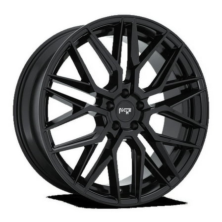 Niche 1Pc M224 Gamma 20X9 5X112 38Et 72.56Cb Gloss Black Wheel