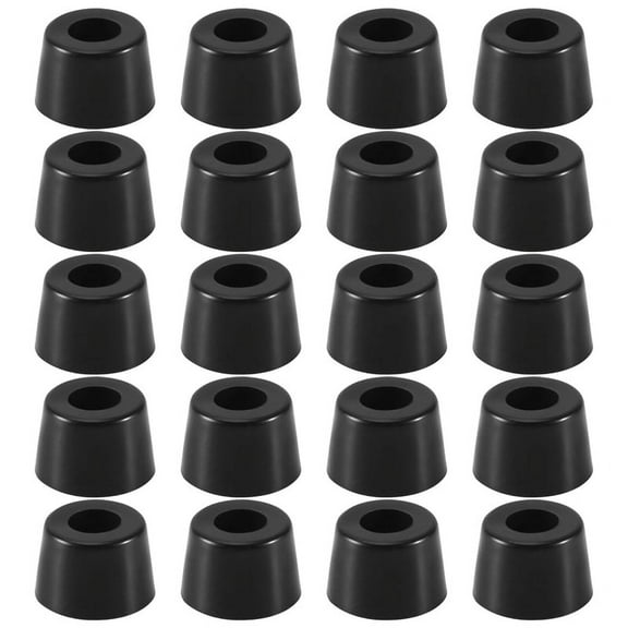 Rubber Anti Vibration Isolator Absorber Base Foot Pad 20Pcs Black