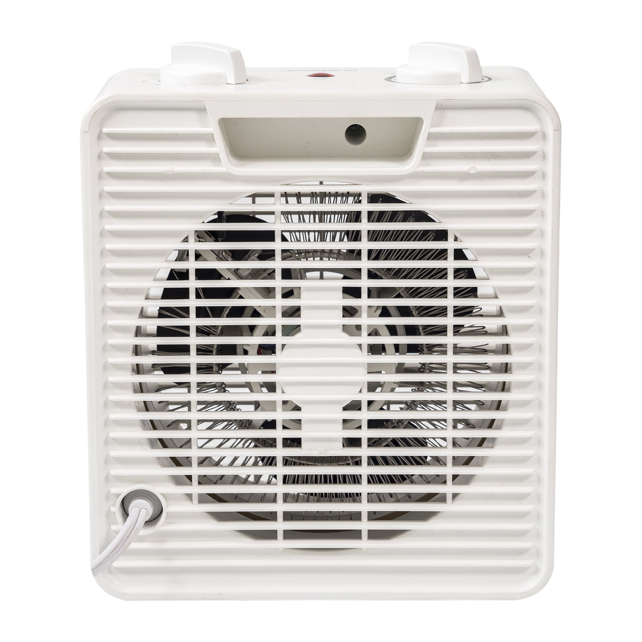 Sunko White 1500W Electric 2-Speed Forced Air Heater with Adjustable Thermostat