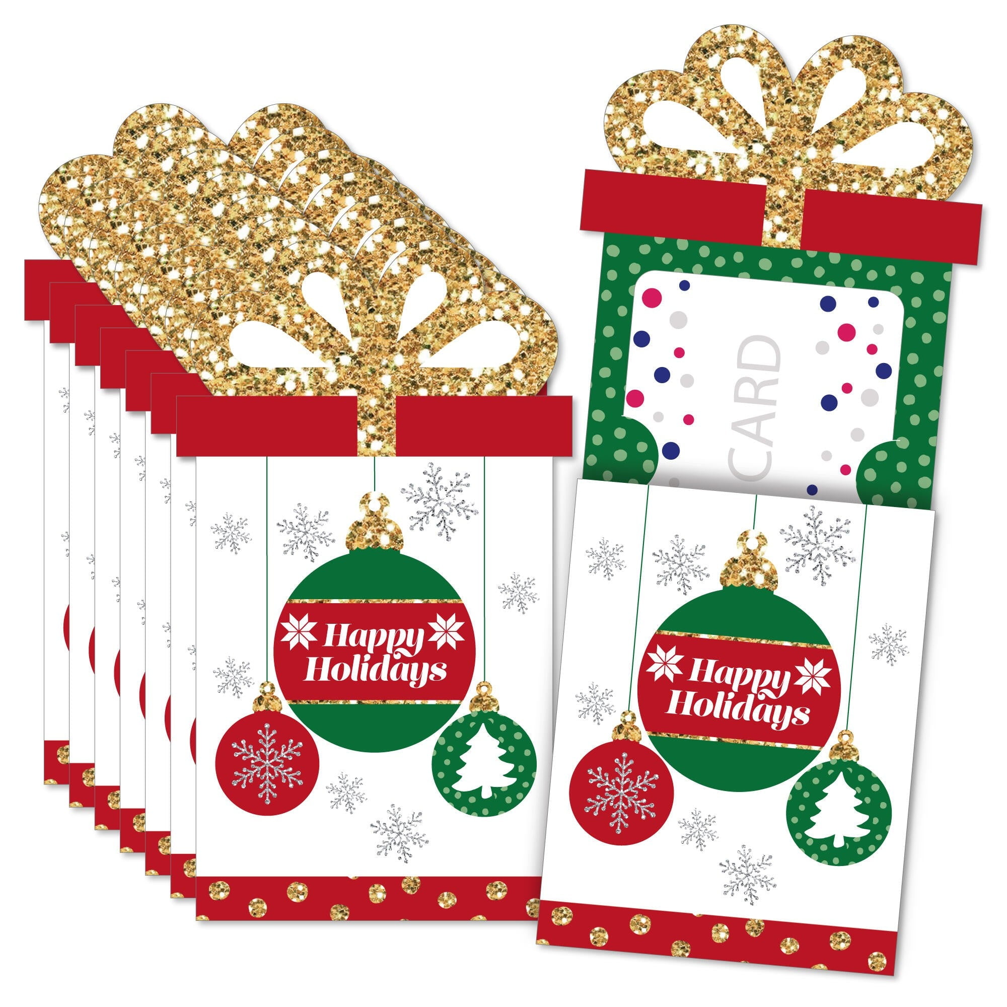Big Dot Of Happiness Oster-Geschenkkartenhalter - Set Mit 8 Stück + Umschlägen, Für Geld & Gutscheine