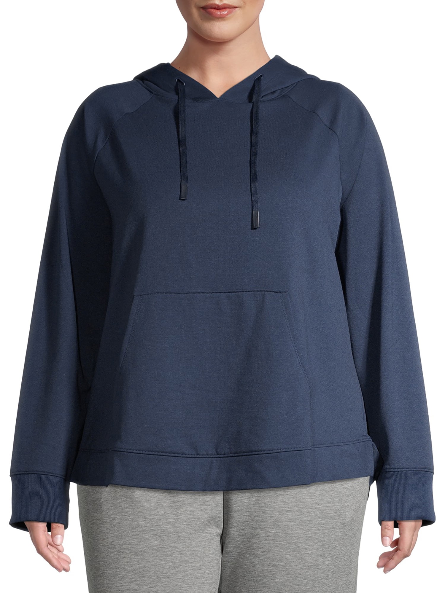 Athletic Works Women's Plus Size Soft Fleece Pullover Sweatshirt
