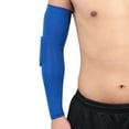 thumbnail image 3 of Sports Padded Elbow Arm Sleeves for Basketball Football Volleyball,Youth & Adult Size Pads, 3 of 5