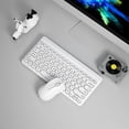 thumbnail image 2 of Combo de teclado y mouse inalámbricos, teclado USB ergonómico ultradelgado, combo de mouse, teclas silenciosas, kit de ahorro de energía para computadora con Windows, escritorio Botao, 2 of 5