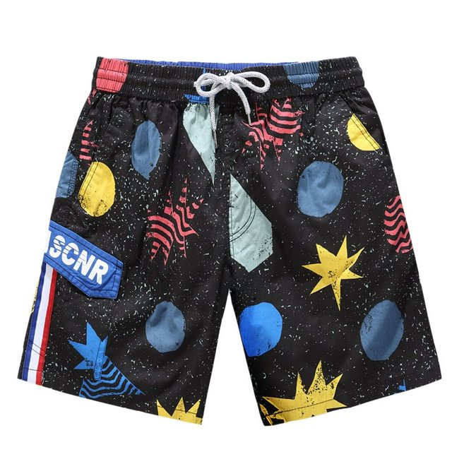 Mode Hommes Casual Large Imprimé Plage Casual Hommes Short Short Pantalon