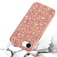 thumbnail image 4 of Glitter Sparkly Shiny Bling Case for iPhone 16e, Ultra Slim Phone Case for Women Girls, Luxury Cover Anti-drop Shockproof Lightweight Protective for iPhone 16e Crystal Case, Black, 4 of 7