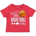 thumbnail image 3 of Inktastic Uncle's Little Basketball Fan Boys or Girls Toddler T-Shirt, 3 of 5
