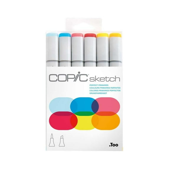 Juego de Marcadores Copic Primarias Perfectas 6 Unidades multicolor