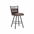 thumbnail image 2 of Iron Mountain 3603330 Waterson Swivel Bar Stool- 30 in. Seat Height - Inca & Bronze, 2 of 4