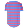 thumbnail image 7 of Women's Tops Sevevn Women's Spring/Summer Striped Round Neck Sleeve Short Sleeve T-Shirt, 7 of 7