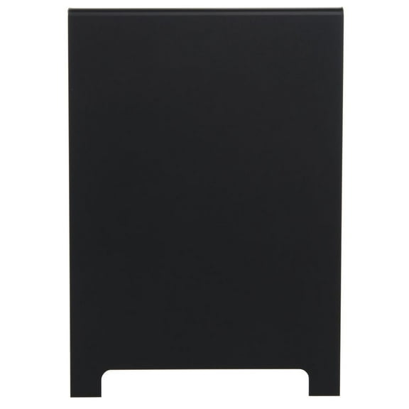 HUBERT® A-Frame Sign Easel Black Matte Plastic - 8 1/2"L x 11"H