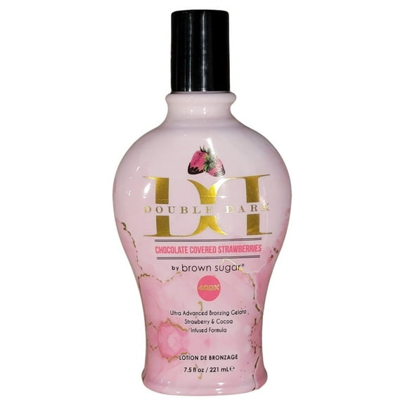 Double Dark Chocolate Covered Strawberries 400X Bronzing Tanning Lotion 7.5oz