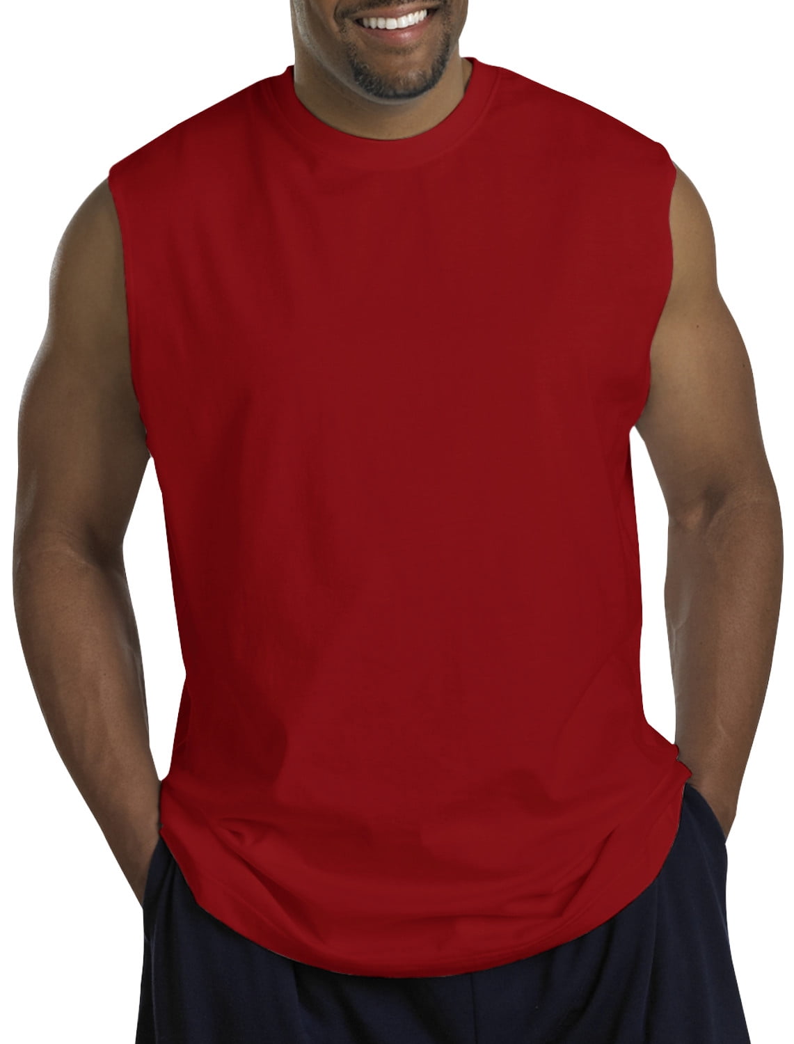 Harbor Bay by DXL Big and Tall Men's MoistureWicking Muscle TShirt
