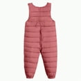 thumbnail image 5 of HCNTES Kids Winter Snow Bib Overalls Toddler Waterproof Design Adjustable Straps Comfortable Ski Wear(A01-Watermelon Red,3-6 Months), 5 of 6