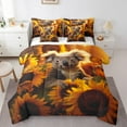 thumbnail image 1 of YST 7Pcs Grey Koala Comforter Set Bed in a Bag, Animal Wildlife Theme, Polyester, King (7 Count), 1 of 4