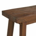 thumbnail image 5 of Boraam Sonoma Backless Wood Dining Bench - Chestnut Wire-Brush Finish, 5 of 9