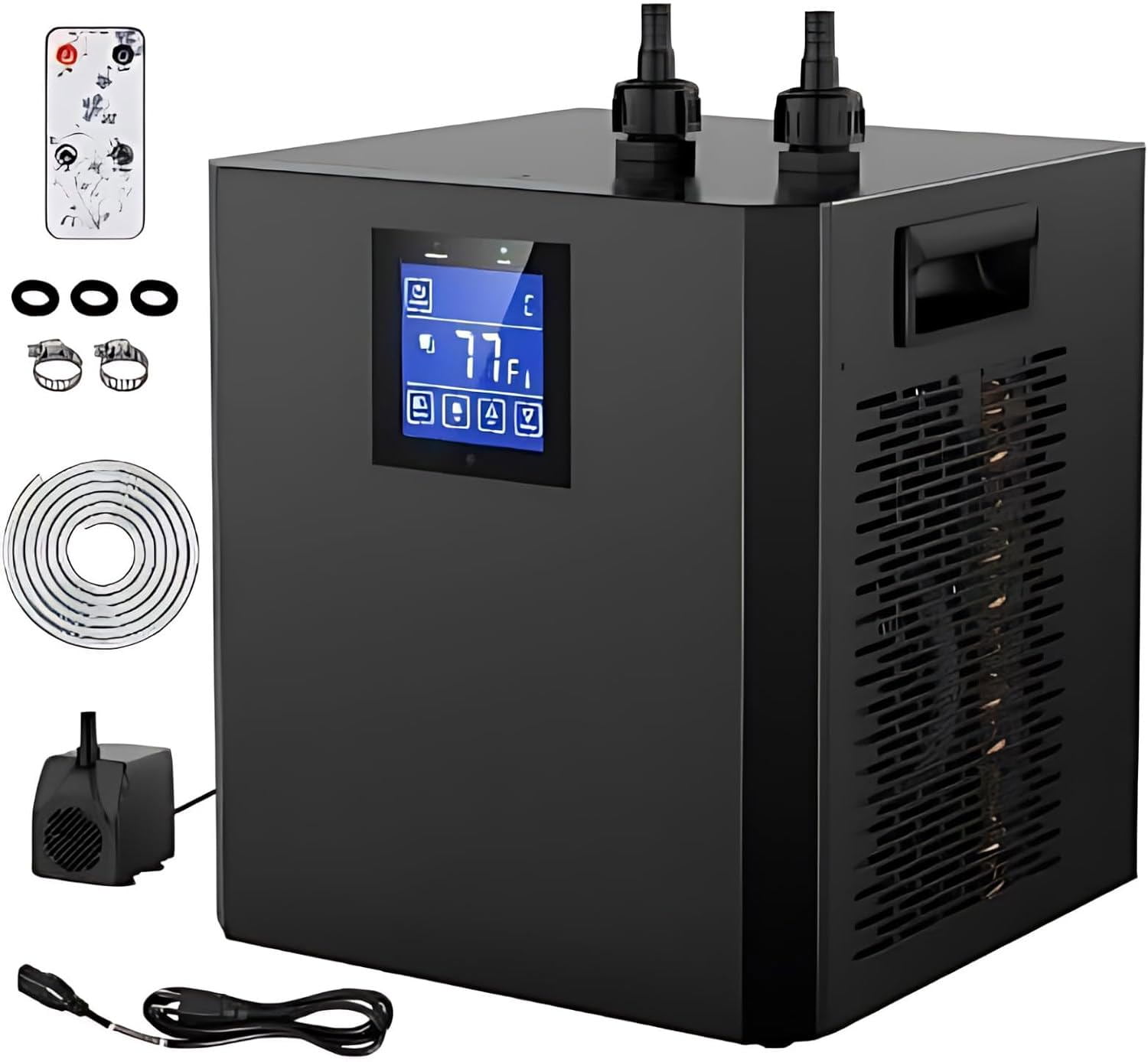 Joreek Ice Bath Chiller for Cold Plunge,1/3 HP Water Aquarium Chiller with Household Submersible Water Pump,Insulation Pipe, Ideal for Cold Bath Plunge Tub