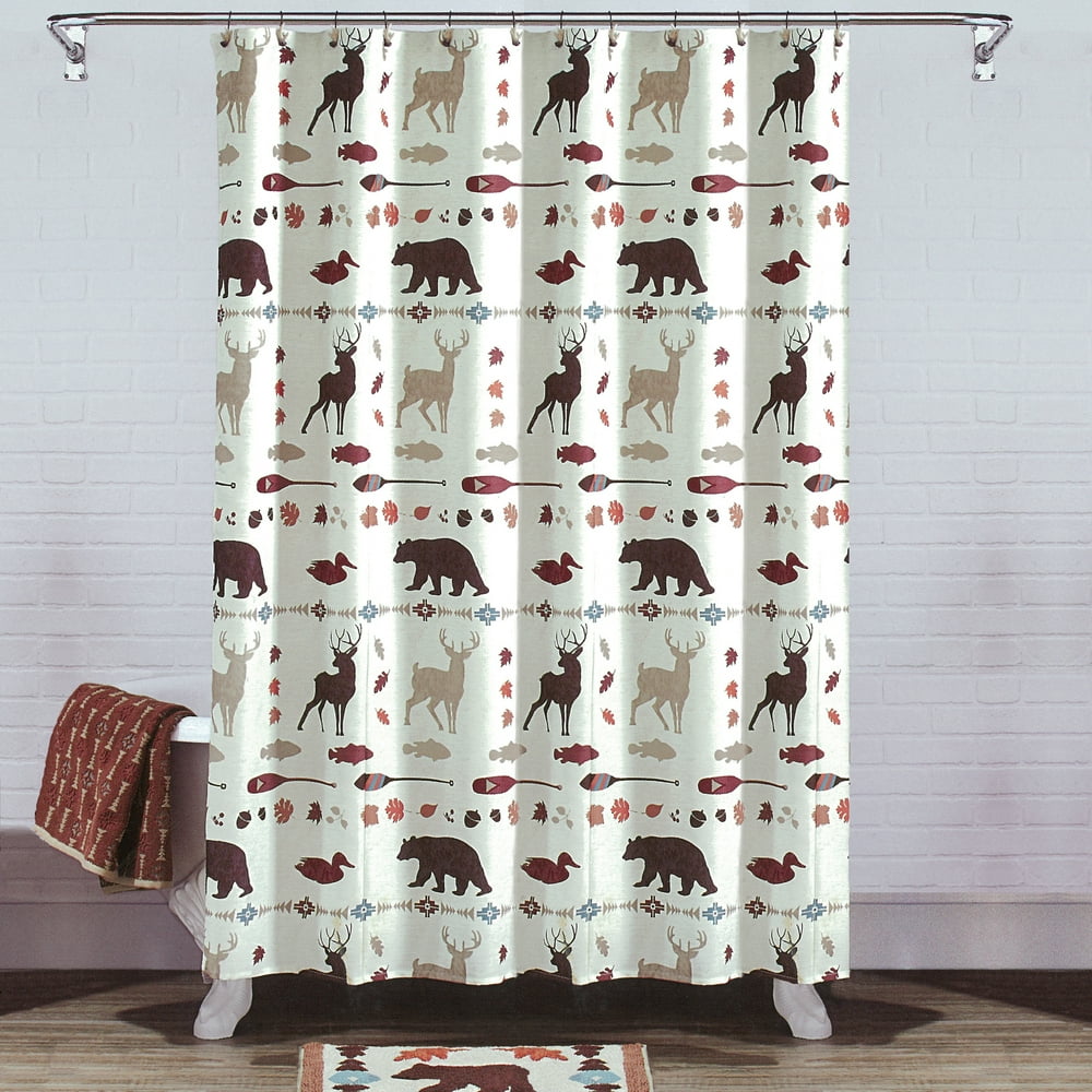 Better Homes & Gardens Lodge Stripe Shower Curtain, 1 Each Walmart