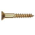 thumbnail image 1 of Tornillo para madera Hillman Phillips de 8 x 3,8 cm de latón con cabeza plana, 1 of 2