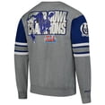 thumbnail image 3 of Men's Mitchell & Ness Heather Gray Indianapolis Colts All Over 4.0 Vintage Logo Pullover Sweatshirt, 3 of 3