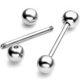 thumbnail image 3 of 12pc 14g Mix-color Stainless Steel Straight Barbell Tongue Rings Bars Piercing 5/8" Length Z, 3 of 3