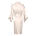 thumbnail image 4 of ASFGIMUJ Women's Wedding Party Team Bride Robe Letters Kimono Satin Pyjamas Bridesmaid Bathrobe, 4 of 4