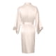 thumbnail image 2 of Gibobby Albornoz para mujer invierno Albornoz de satén para dama de honor, pijama de satén con para equipo de fiesta de boda para mujer(Beige,XL), 2 of 4